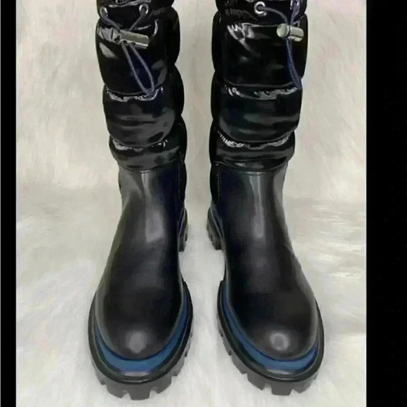 Calvin Klein Black and Blue Winter Boots - Picture 1 of 7